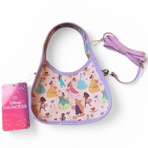 NWT DISNEY Princess Kids Bag Purse with Long Strap